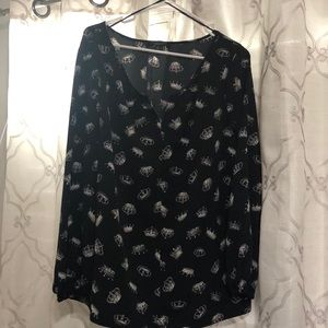 Crowned Queen blouse